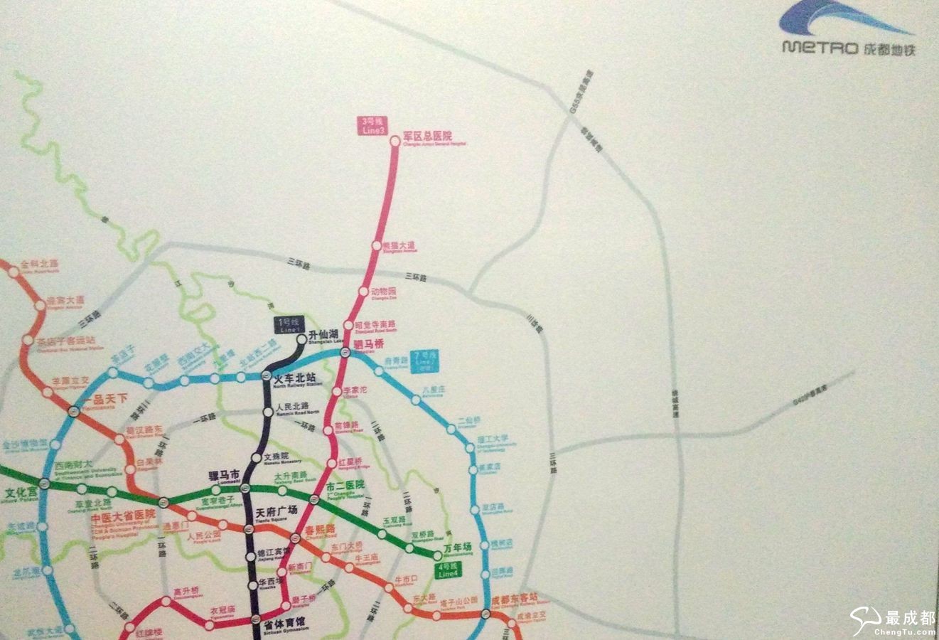 成都地铁全部线路图 成都地铁地图全图高清版 成都地铁线路图2020高清
