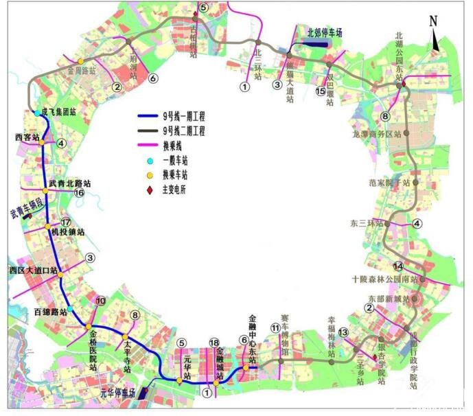 成都轨道交通9号线一期工程环评公式本全文(省环保厅,2016.10)