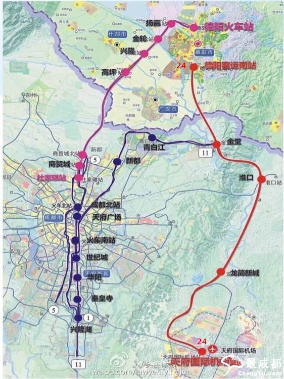 成都东进轨道先行 龙泉山以东已规划5条轨道交通线路
