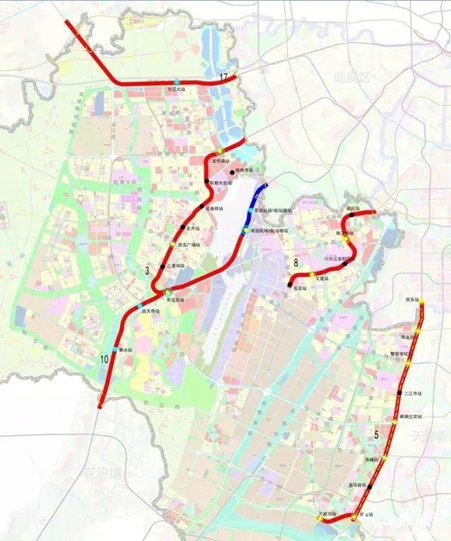 质疑双流地铁2020近期路线规划现状?