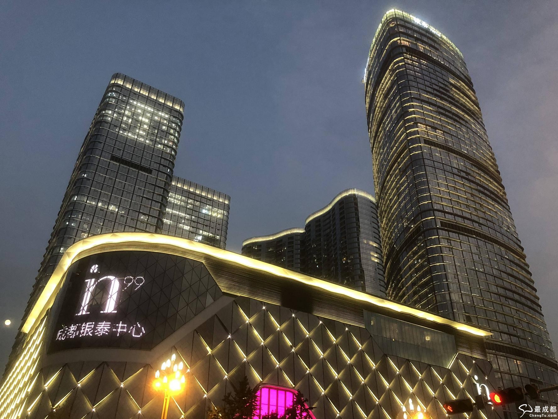 【原创图片】天府国际金融中心 & 成都银泰中心in99
