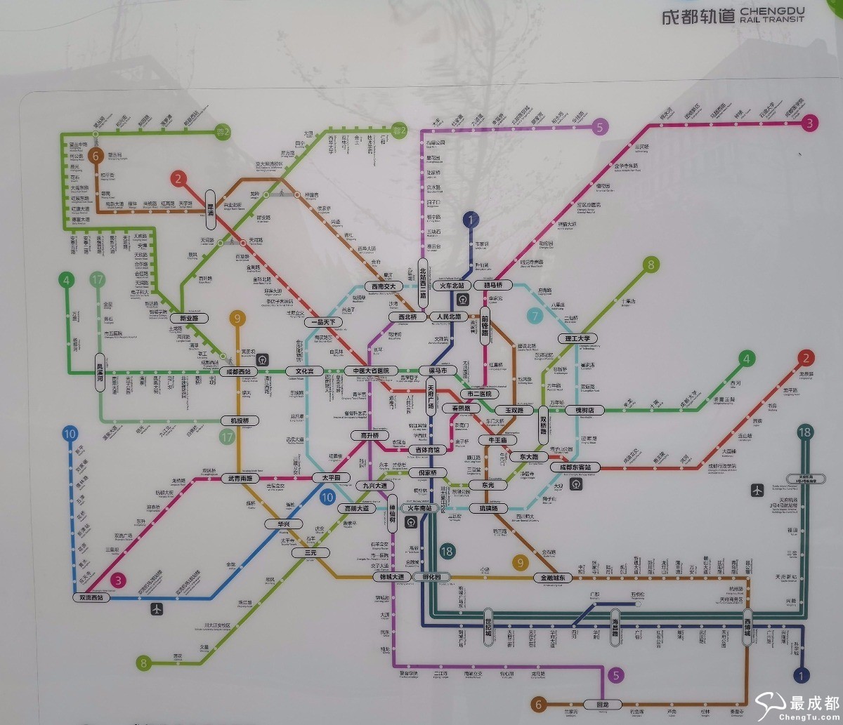轨道交通图高清 成都交通最成都