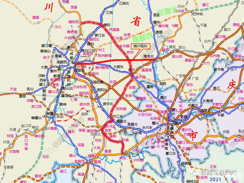于 2021-5-9 09:44 编辑 成都(东-淮州新城-射洪-南充北城际高铁
